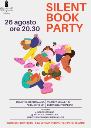 STASERA A PRIMALUNA IL &quot;SILENT BOOK PARTY&quot;