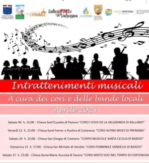 INTRATTENIMENTI MUSICALI IN VALSASSINA