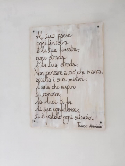 PRIMALUNA SI DEDICA UN &quot;PASSAGGIO DELLA POESIA&quot;