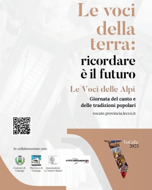 &quot;LE VOCI DELLA TERRA&quot; SABATO A CASARGO