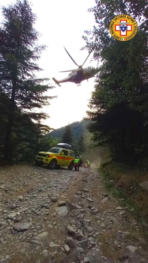 SOCCORSO ALPINO ALL&#039;OPERA IERI IN VALLE