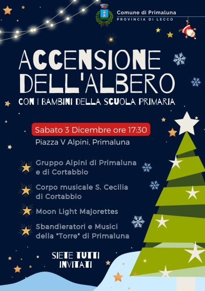 A CORTABBIO PRESEPE E ALBERO PRONTI: SI ACCENDE IL 3 DICEMBRE!