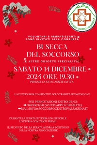 IL 14 DICEMBRE A INTROBIO TORNA &quot;LA BUSECCA DEL SOCCORSO&quot;