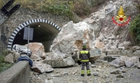 DUE LE PERSONE COINVOLTE NELLA FRANA ALLA GALLERIA GIULIA SULLA LECCO - BALLABIO. SONO IN CODICE GIALLO