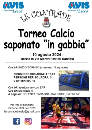 TORNEO DI CALCIO &quot;SAPONATO&quot; A BARZIO