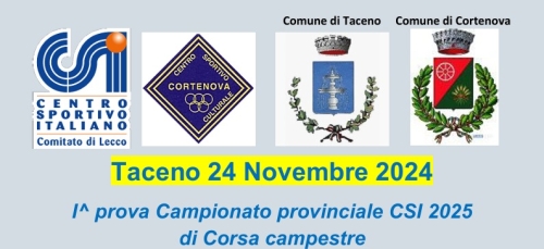 DOMENICA A TACENO LA PRIMA PROVA DEL PROVINCIALE DI CAMPESTRE. ORGANIZZA IL CSC CORTENOVA