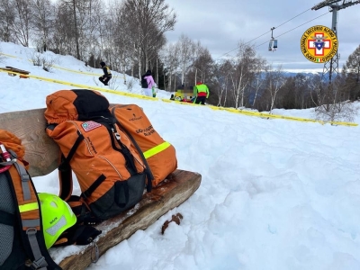 ALUNNI DI DERVIO A SCUOLA DI SOCCORSO ALPINO