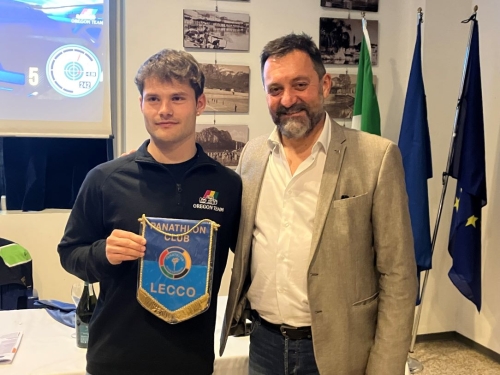 SERATA IN POLE POSITION AL PANATHLON LECCO CON ALESSANDRO MAINETTI, PILOTA LAMBORGHINI