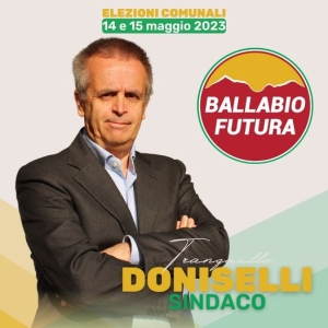 TRANQUILLO DONISELLI CANDIDATO SINDACO A BALLABIO