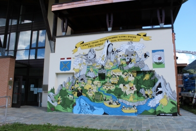 NUOVO MURALE IN COMUNITA` MONTANA