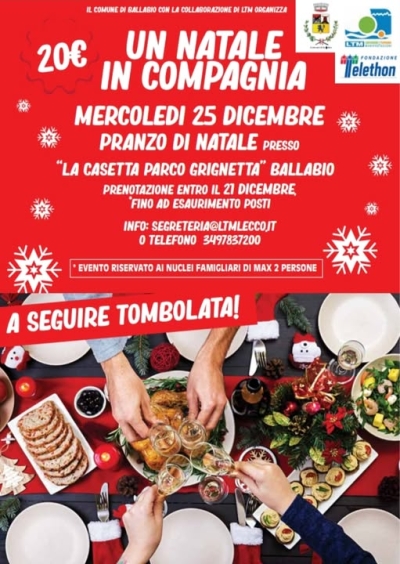 A BALLABIO IL NATALE SI FESTEGGIA IN COMPAGNIA