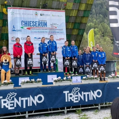 LE UNDER 16 DEL CSC CORTENOVA CAMPIONESSE ITALIANE DI STAFFETTA CORSA IN MONTAGNA!