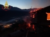 INCENDIO DISTRUGGE BAITA AL ZUC