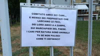 APPELLO DEL &quot;COMITATO AMICI DEI CANI&quot;: CARI PADRONI, RIPULITE, RIPULITE!!!