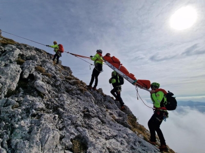 ESERCITAZIONE CONGIUNTA DOMENICA SCORSA A BOBBIO PER IL SOCCORSO ALPINO