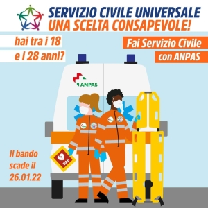 SERVIZIO CIVILE CON IL SOCCORSO VALSASSINA:3 POSTI