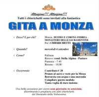 CHIERICHETTI IN GITA A MONZA IL 4 SETTEMBRE