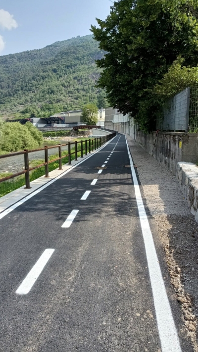 COMPLETATA LA CICLABILE A CORTENOVA